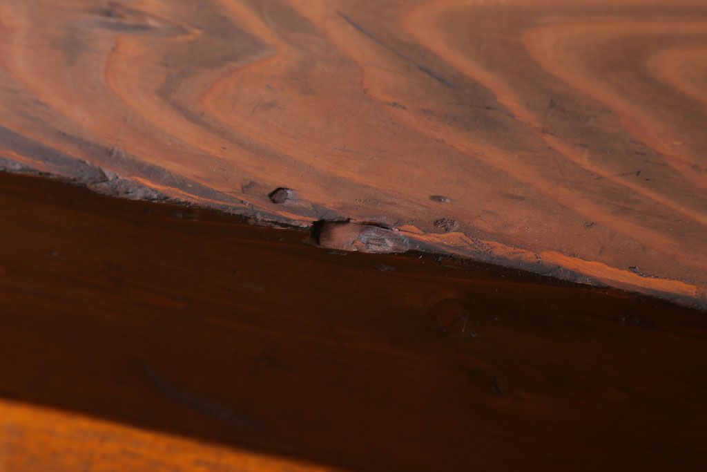 アンティーク家具　アンティーク　古い木製のコレクションボックス(2)