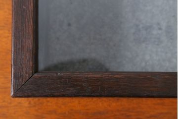 アンティーク家具　アンティーク　古い木製のコレクションボックス(3)