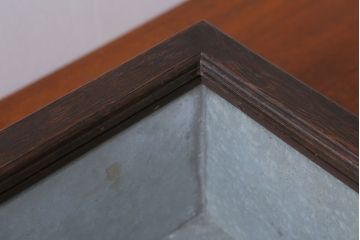 アンティーク家具　アンティーク　古い木製のコレクションボックス(3)