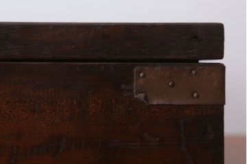 アンティーク家具　アンティーク　古い木製のコレクションボックス(3)