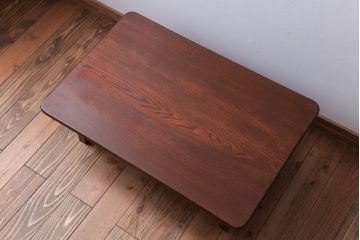 アンティーク家具　和製アンティーク　小さな角ちゃぶ台(2)