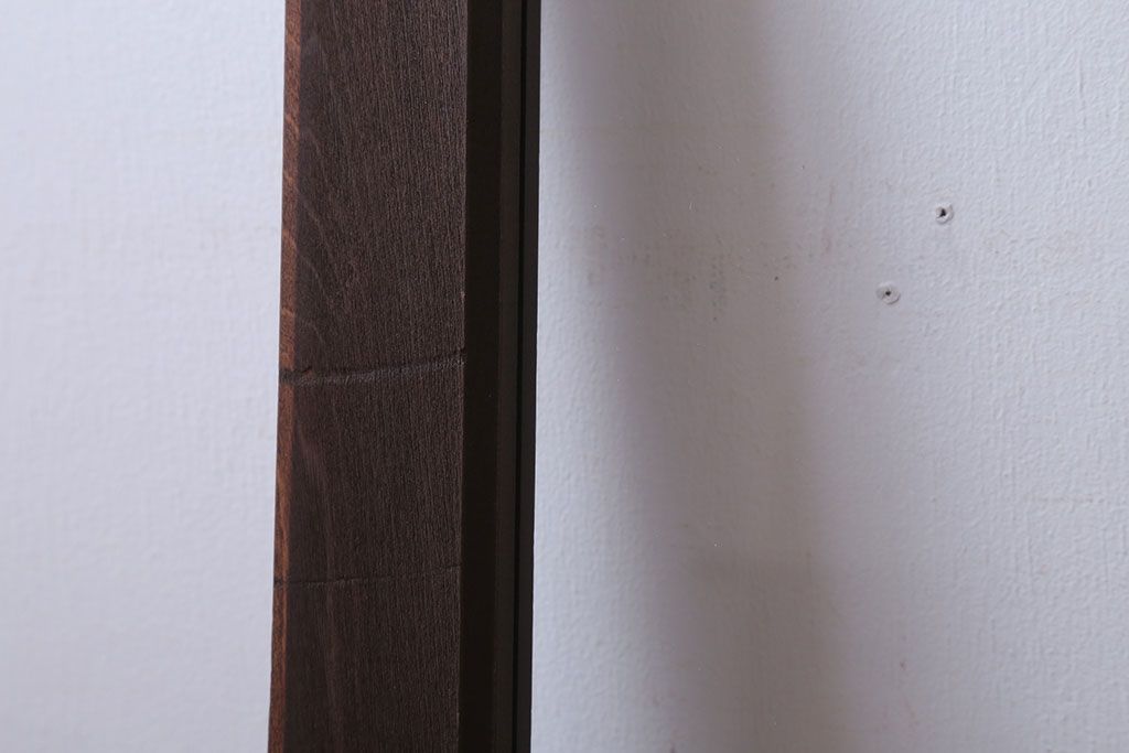 和製アンティーク　古い木のフィックス窓(ガラス戸・明り取り)(1)