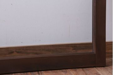 和製アンティーク　古い木のフィックス窓(ガラス戸・明り取り)(1)