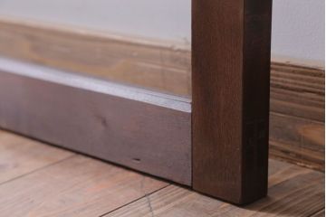 和製アンティーク　古い木のフィックス窓(ガラス戸・明り取り)(1)