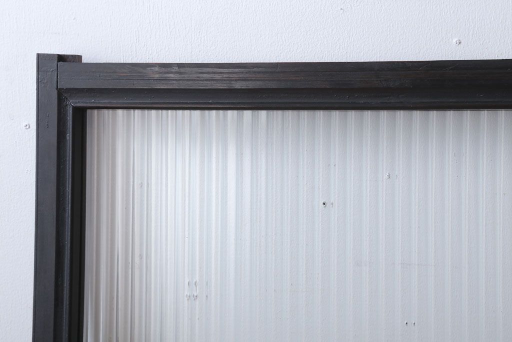 和製アンティーク　モールガラス入り!引き戸4枚セット(窓)