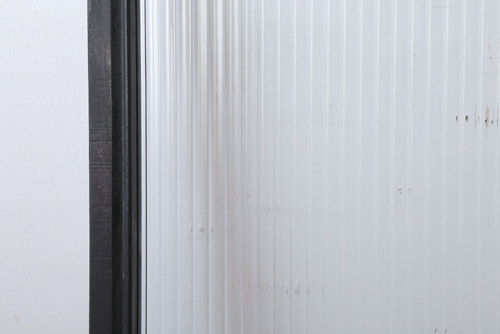 和製アンティーク　モールガラス入り!引き戸4枚セット(窓)