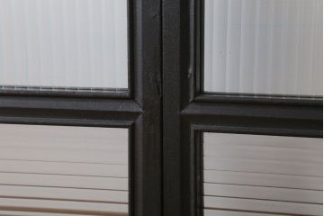 和製アンティーク　モールガラス入り!引き戸4枚セット(窓)