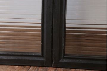 和製アンティーク　モールガラス入り!引き戸4枚セット(窓)