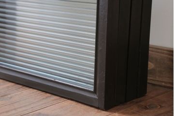 和製アンティーク　モールガラス入り!引き戸4枚セット(窓)