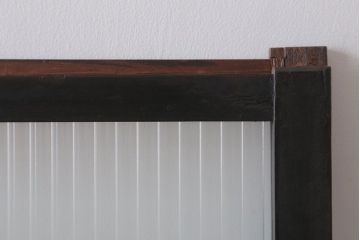 和製アンティーク　モールガラス入り!引き戸4枚セット(窓)