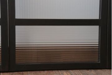 和製アンティーク　モールガラス入り!引き戸4枚セット(窓)