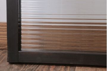 和製アンティーク　モールガラス入り!引き戸4枚セット(窓)