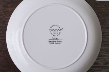アンティーク雑貨　中古　イギリスWedgwood(ウェッジウッド)　ピーターラビット　コンポート皿3枚セット