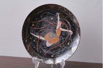 中古 イギリス ROYAL DOULTON(ロイヤルドルトン)　Erte(エルテ)　限定プレート Ondee