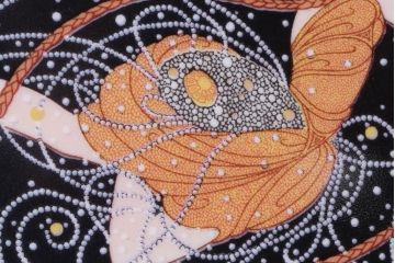 中古 イギリス ROYAL DOULTON(ロイヤルドルトン)　Erte(エルテ)　限定プレート Ondee