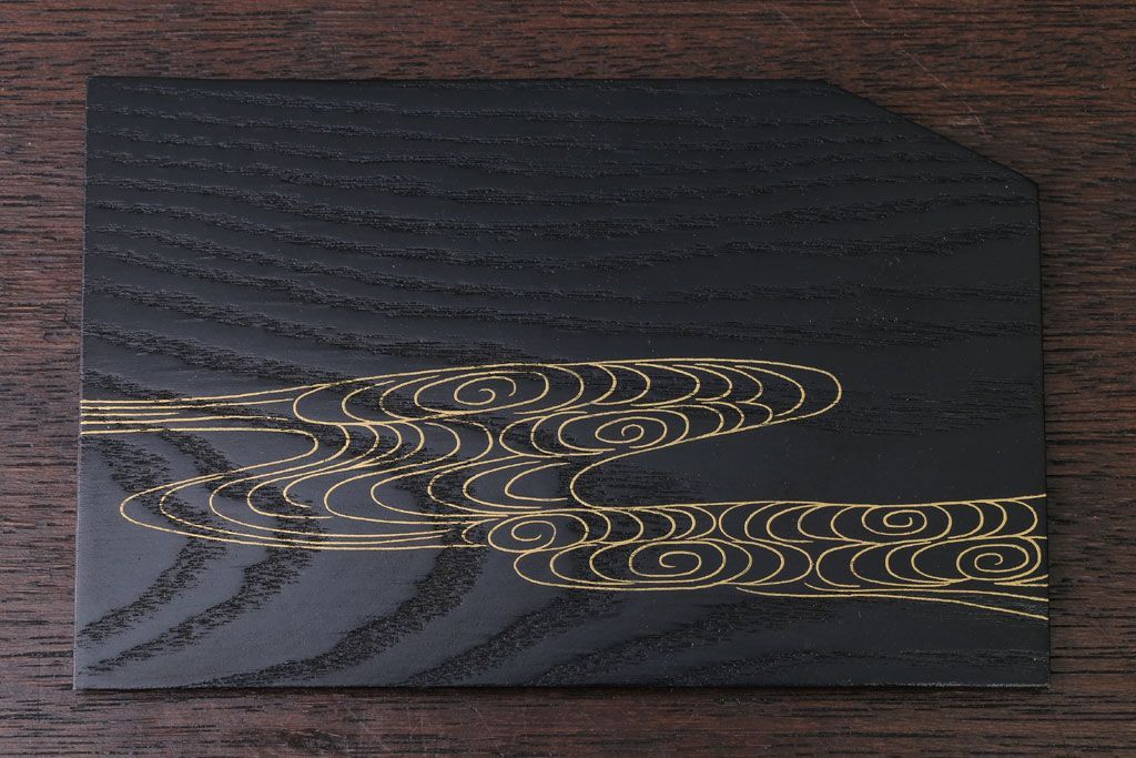 アンティーク雑貨　中古　象彦　蒔絵菓子皿5枚(銘々皿)