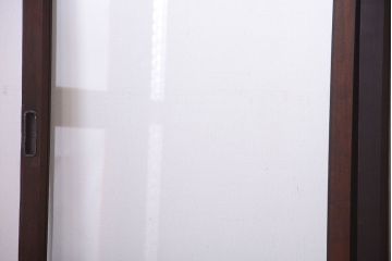 和製アンティーク　小さなガラス引き戸4枚セット(窓)