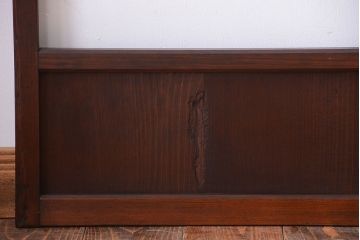 和製アンティーク　小さなガラス引き戸4枚セット(窓)