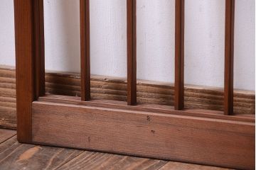 和製アンティーク　引き手が矢形!引き戸2枚セット(窓)(1)