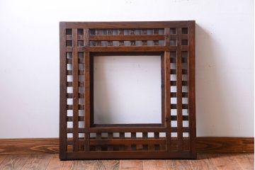 アンティーク雑貨　古民具・骨董　古い木製のアンティーク炬燵櫓(こたつやぐら)