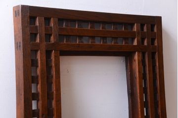 アンティーク雑貨　古民具・骨董　古い木製のアンティーク炬燵櫓(こたつやぐら)