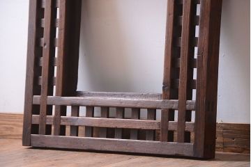 アンティーク雑貨　古民具・骨董　古い木製のアンティーク炬燵櫓(こたつやぐら)