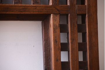 アンティーク雑貨　古民具・骨董　古い木製のアンティーク炬燵櫓(こたつやぐら)