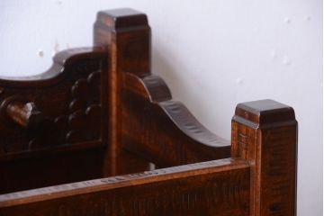 アンティーク雑貨　中古　民芸家具　軽井沢彫りの傘立て