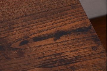 アンティーク家具　和製アンティーク　古い木の2杯小引き出し