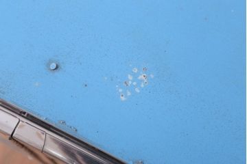 アンティーク雑貨　昭和レトロ　ブリキ製のアンティークガラスケース