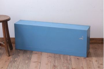 アンティーク雑貨　昭和レトロ　ブリキ製のアンティークガラスケース