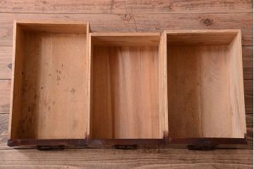 アンティーク家具　古民具・骨董　明治〜大正　前面栗材!アンティーク最上箪笥(2)