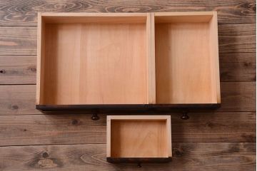 中古　北海道民芸家具　ライティングビューロー(2)