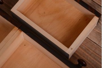 中古　北海道民芸家具　ライティングビューロー(2)