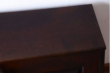 中古　北海道民芸家具　ライティングビューロー(2)