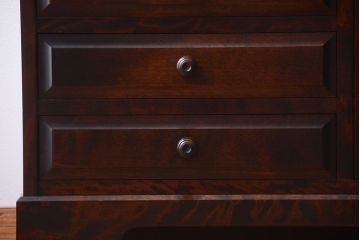 中古　北海道民芸家具　ライティングビューロー(2)