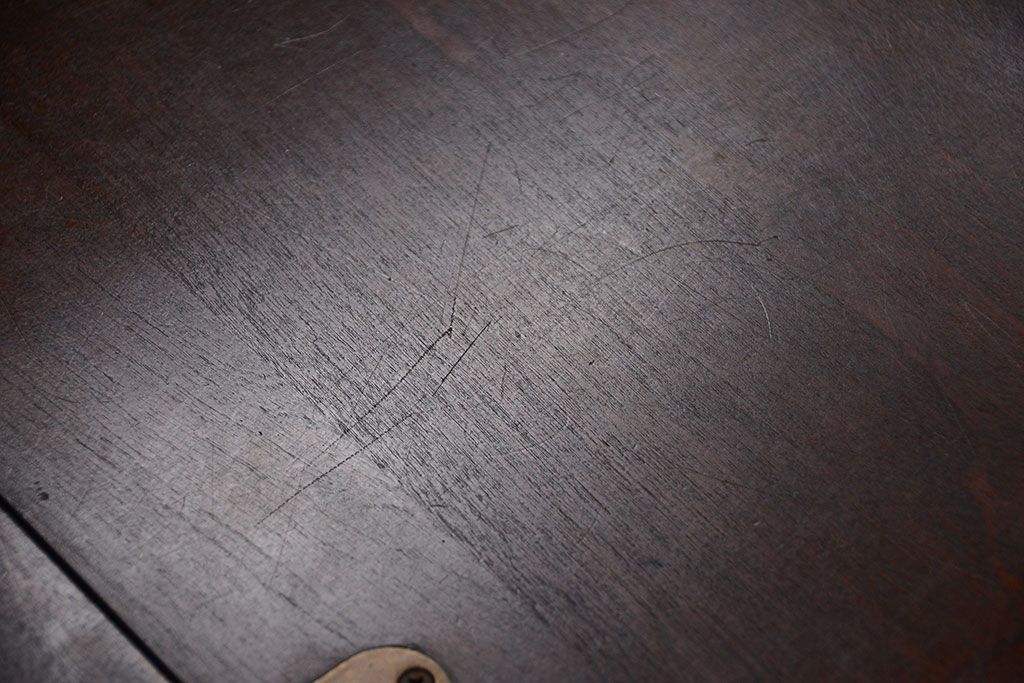 中古　北海道民芸家具　ライティングビューロー(2)