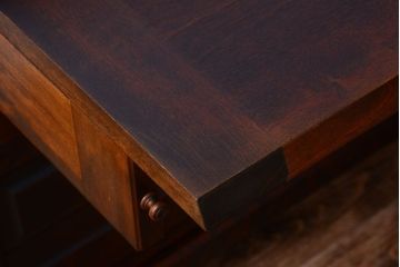 中古　北海道民芸家具　ライティングビューロー(2)