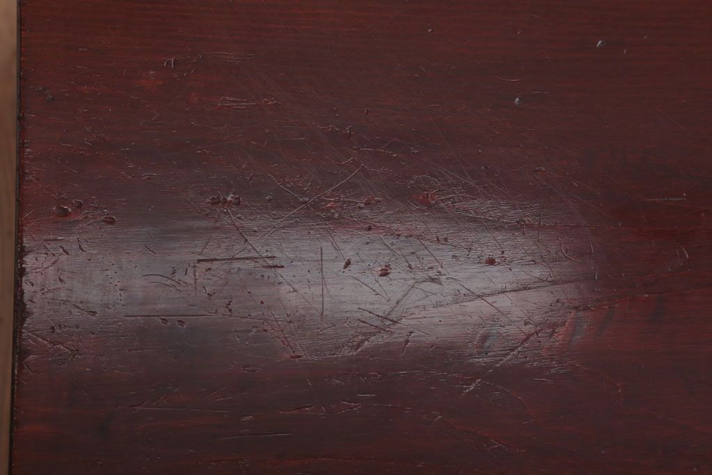 アンティーク家具　古民具・骨董　総欅材!和風なアンティークセンターテーブル(座卓)