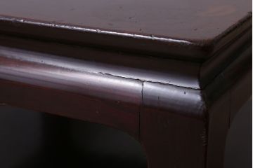 アンティーク家具　古民具・骨董　総欅材!和風なアンティークセンターテーブル(座卓)