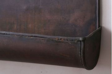 アンティーク雑貨　イギリスアンティーク　銅のキッチンツールとハンギングラック(レードルラック)