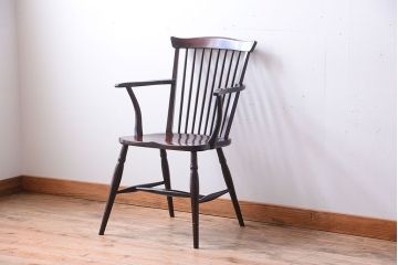 中古美品　松本民芸家具　#95　リーチC型アームチェア(1)