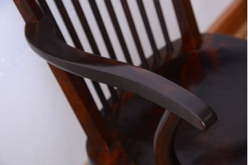 中古美品　松本民芸家具　#95　リーチC型アームチェア(2)