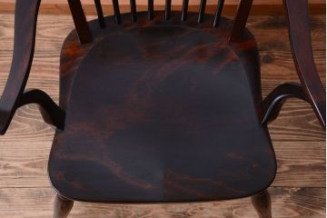 中古美品　松本民芸家具　#95　リーチC型アームチェア(2)