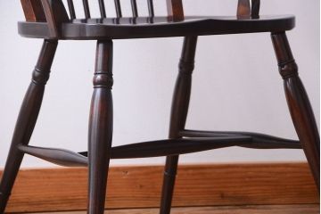 中古美品　松本民芸家具　#95　リーチC型アームチェア(2)