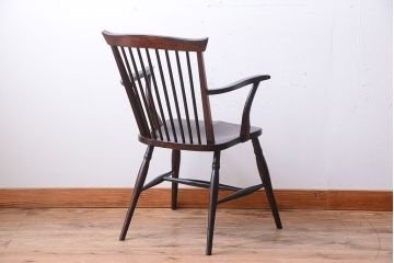 中古美品　松本民芸家具　#95　リーチC型アームチェア(2)