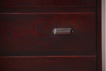 アンティーク家具　和製アンティーク　前面欅材!小さな衣装箪笥ローボード(半箪笥)