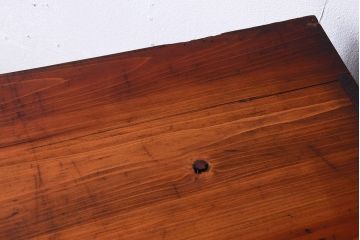 アンティーク家具　和製アンティーク　前面欅材!小さな衣装箪笥ローボード(半箪笥)(2)