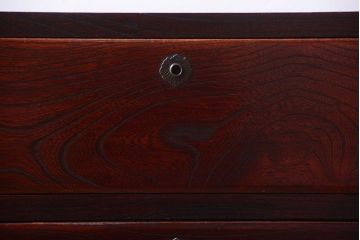 アンティーク家具　和製アンティーク　前面欅材!小さな衣装箪笥ローボード(半箪笥)(2)