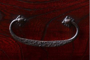 アンティーク家具　和製アンティーク　前面欅材!小さな衣装箪笥ローボード(半箪笥)(2)